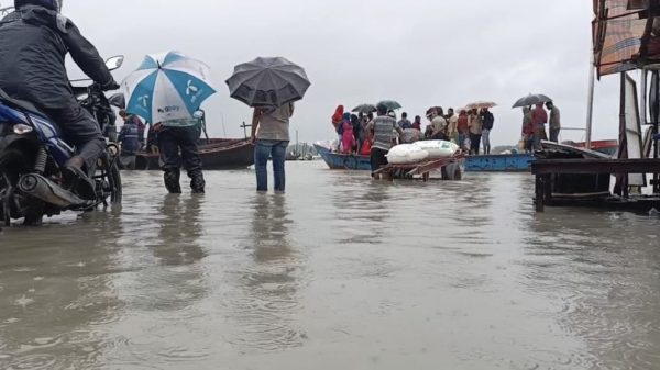 মনপুরার নিম্নাঞ্চল প্লাবিত
